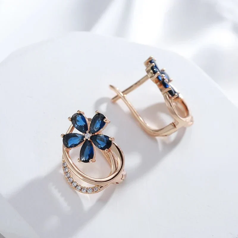Skanto | Frühlings-Aurora-Blumen-Ohrringe