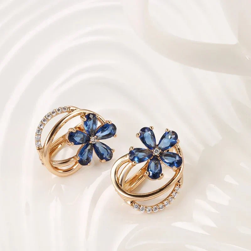 Skanto | Frühlings-Aurora-Blumen-Ohrringe