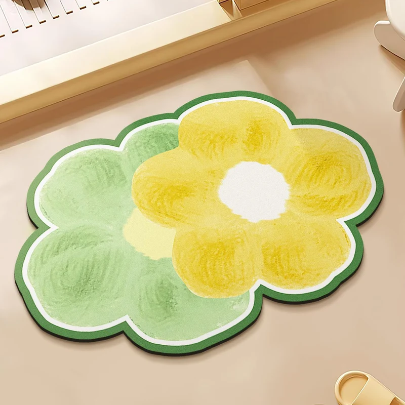 Charmantes Blumendesign Badetuch