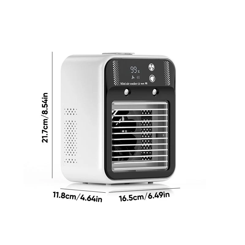 Tragbarer 3-in-1 Kühlventilator mit 2-Gang-Nebel | Skanto