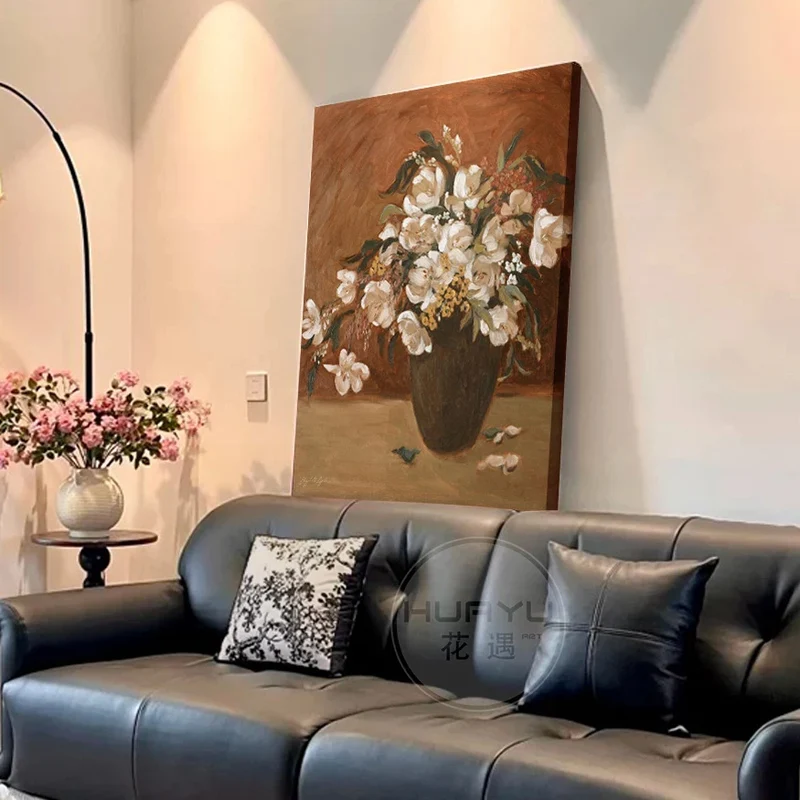 Elegante florale Leinwand