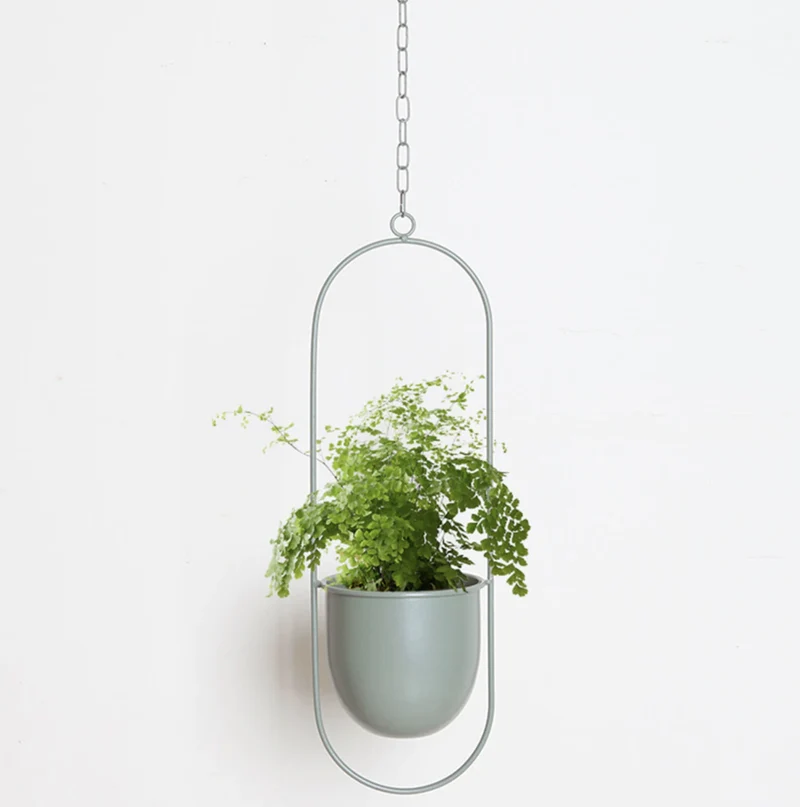 Skanto | Wandmontierter Metall-Pflanzenhalter – FloraFrame