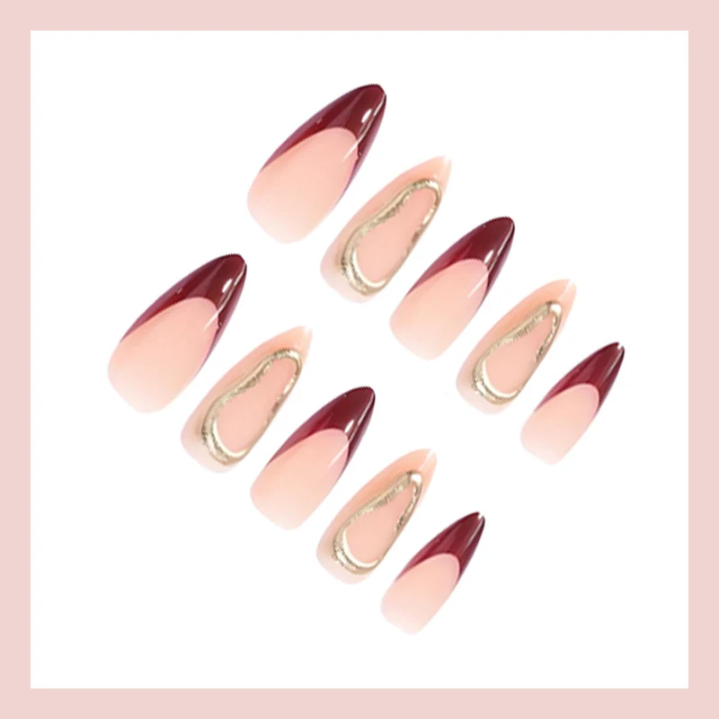 Kunstnagelset mit elegantem Spitzen Design Brehn