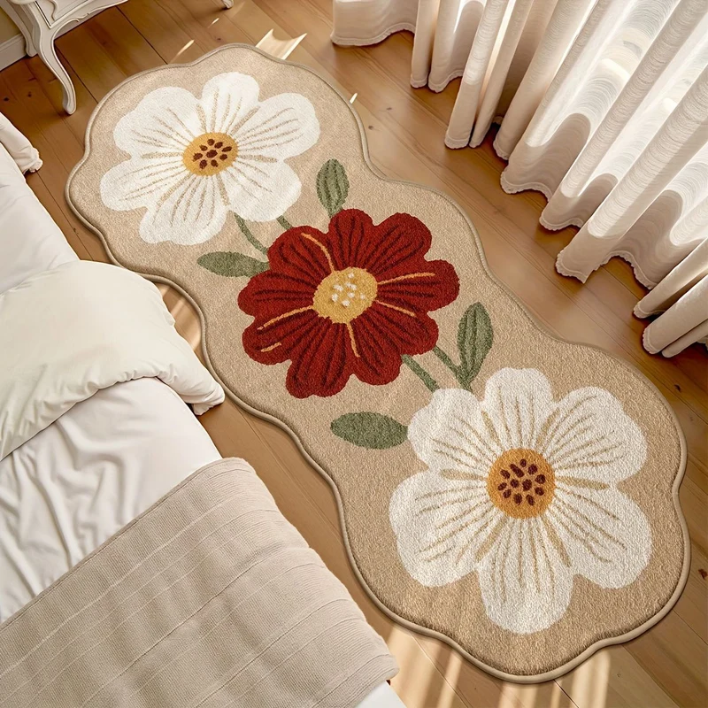 Stylischer floral gemusterter Teppich