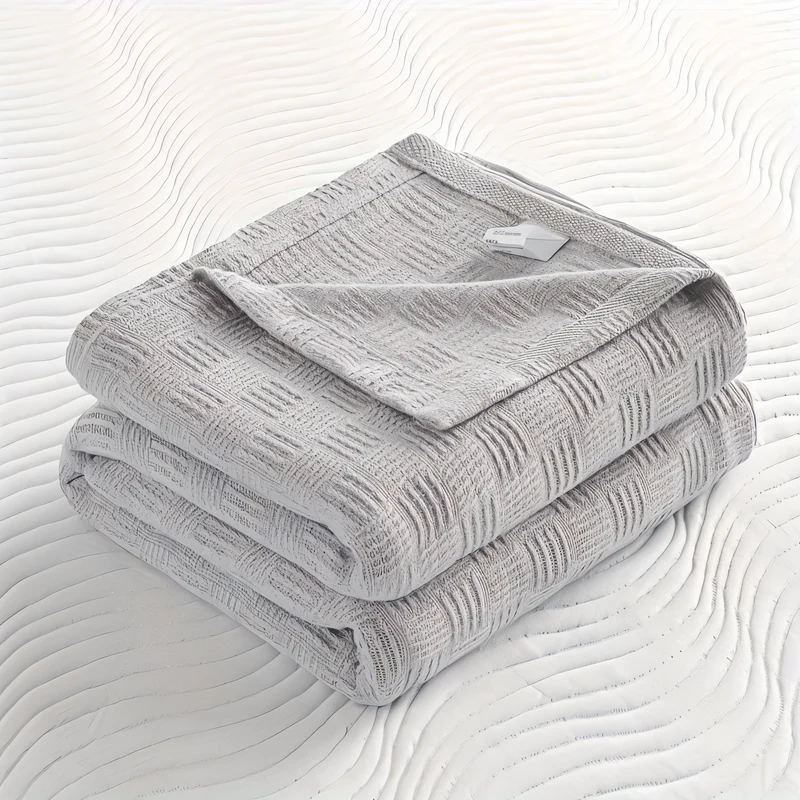 Skanto | LUMINOFT – Atmungsaktive Strickdecke aus Baumwolle
