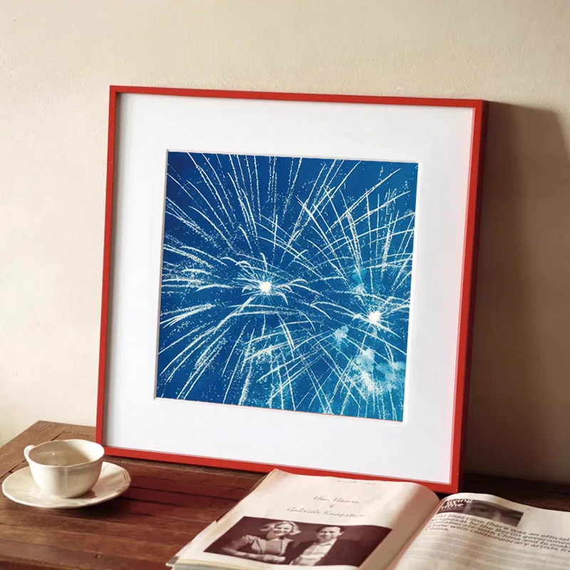 Farbenfrohe Abstrakte Leinwandkunst