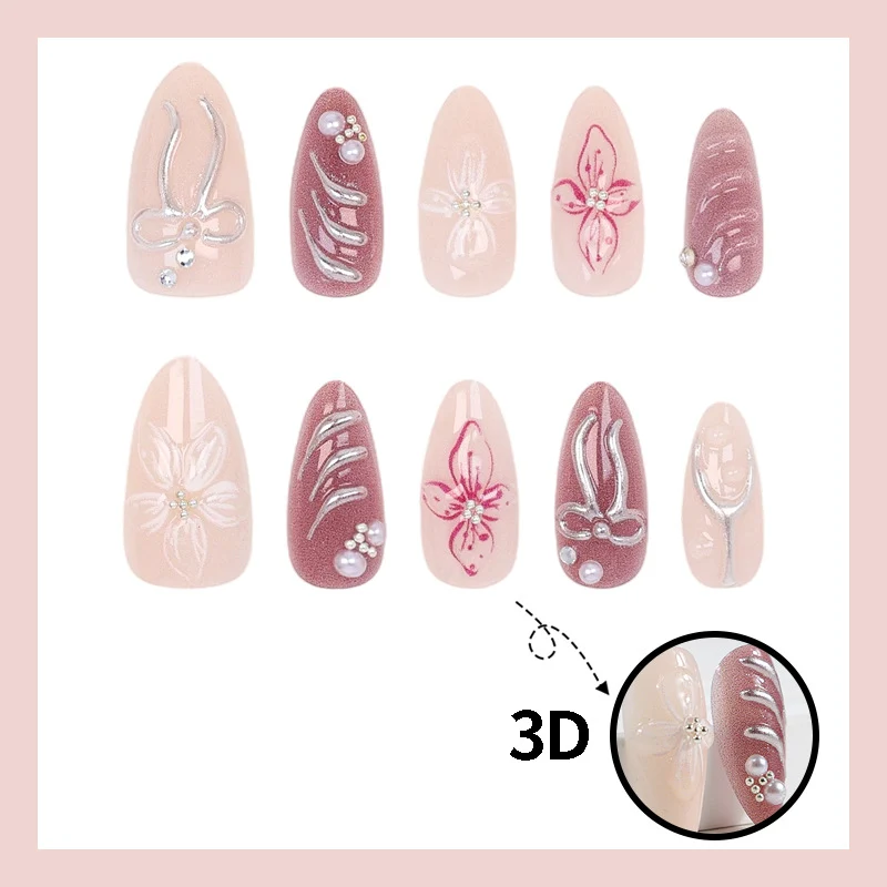 Künstliche Fingernägel mit eleganten Designs Brehn
