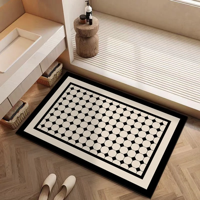 Modern geometrischer Bereichsteppich