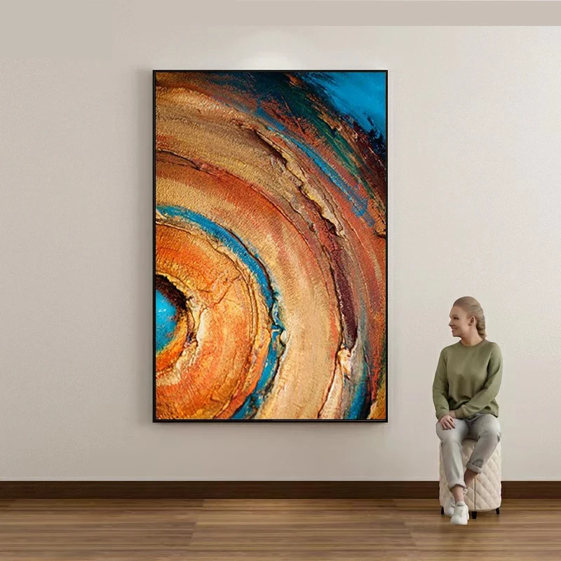 Abstrakte Texturierte Wandkunst für Innenräume
