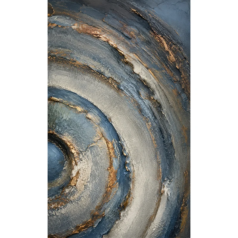 Abstrakte Texturierte Leinwand Wandkunst für Zuhause