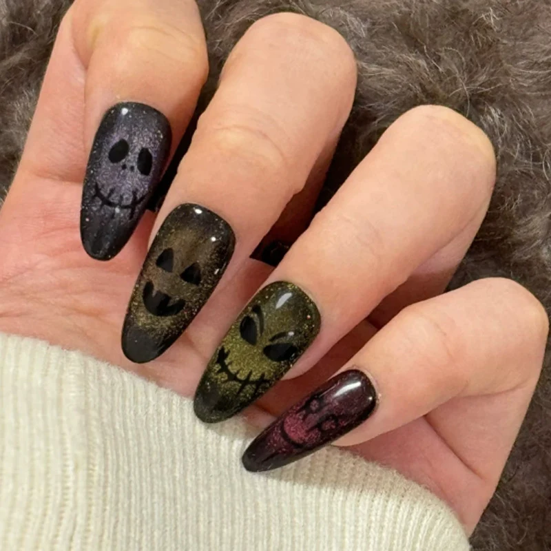 Kreatives Halloween Kunstnagelset Brehn