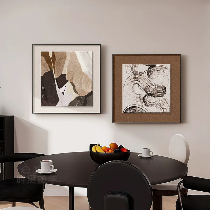 Abstrakte textile Wandkunst
