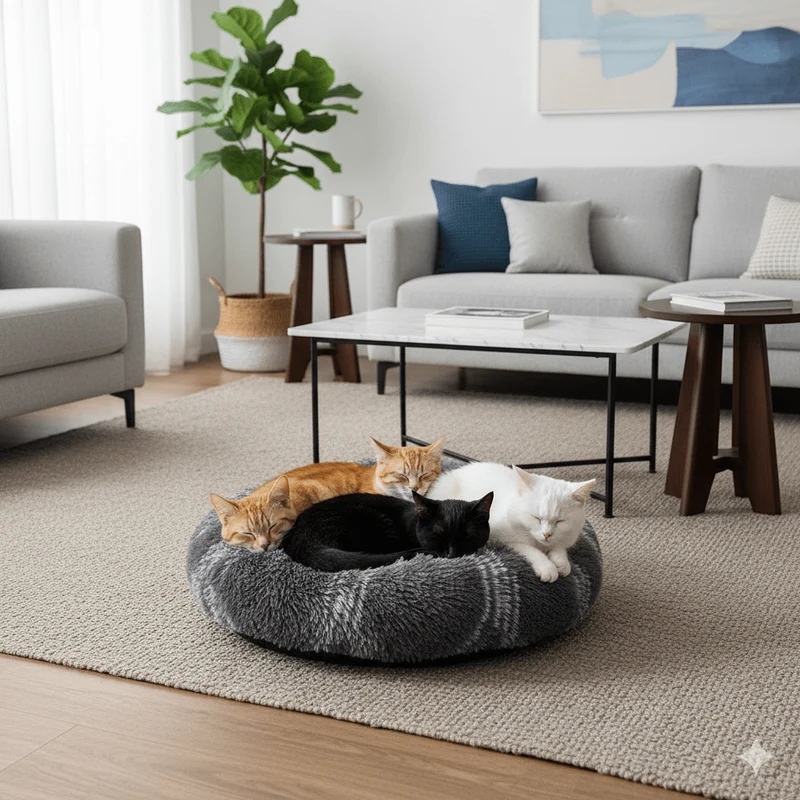 Skanto | SLUMBERPAWS BED – Beruhigendes Hundebett für tiefen, erholsamen Schlaf