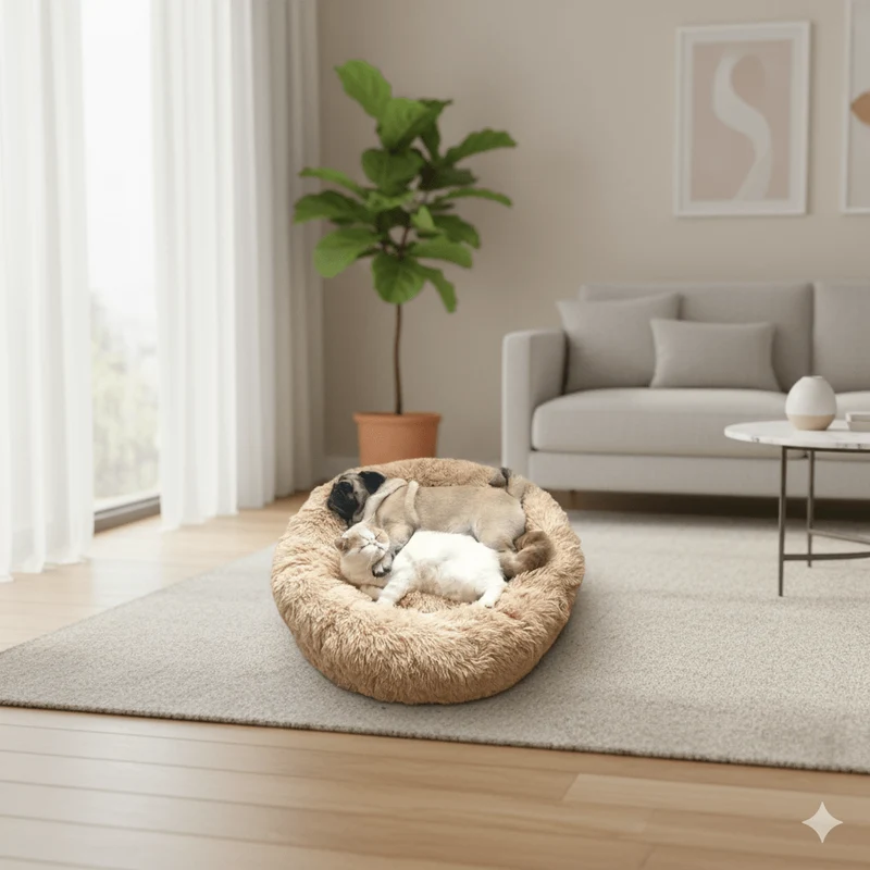 Skanto | SLUMBERPAWS BED – Beruhigendes Hundebett für tiefen, erholsamen Schlaf