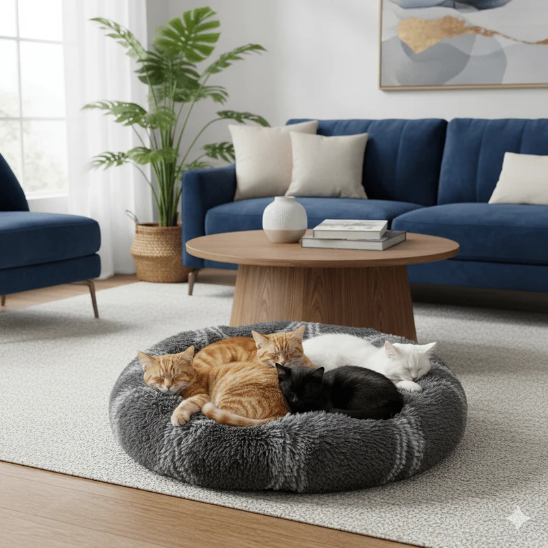Skanto | SLUMBERPAWS BED – Beruhigendes Hundebett für tiefen, erholsamen Schlaf