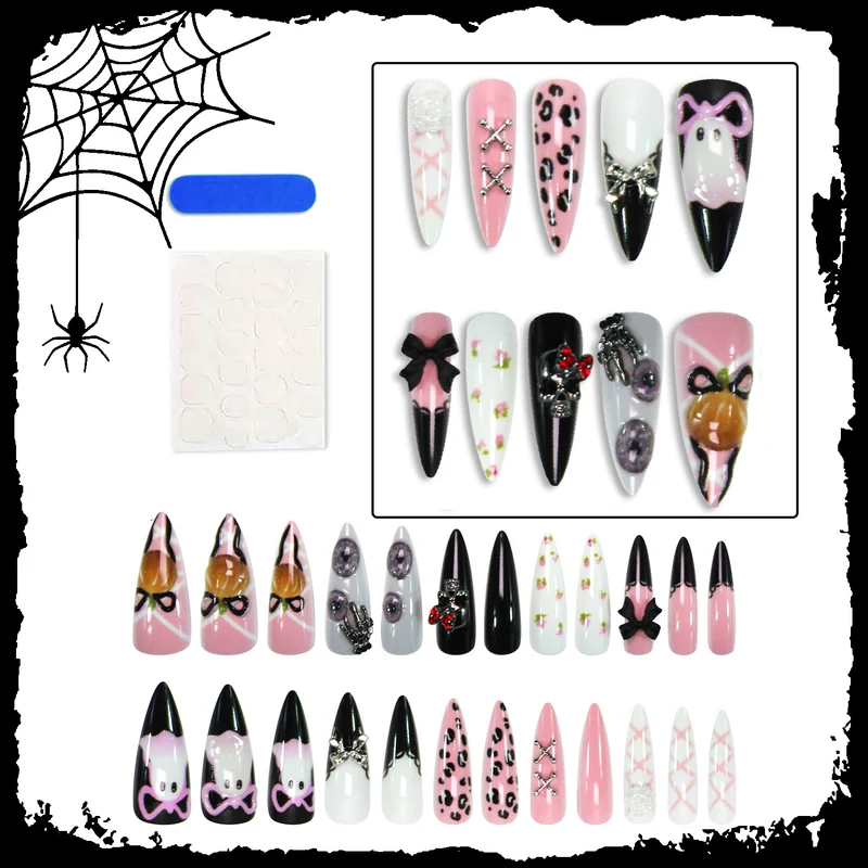 Glamouröse Kunstnägel mit exklusiven Halloween-Motiven Brehn