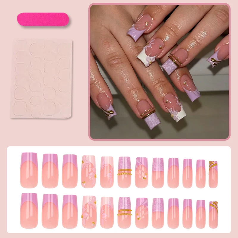 Kunstnagel Set mit eleganten und kreierten Designs Brehn