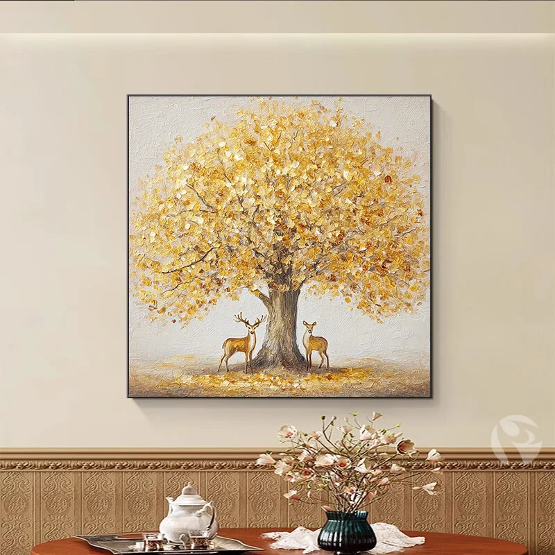 Herbst-Themen-Leinwand-Wandkunst