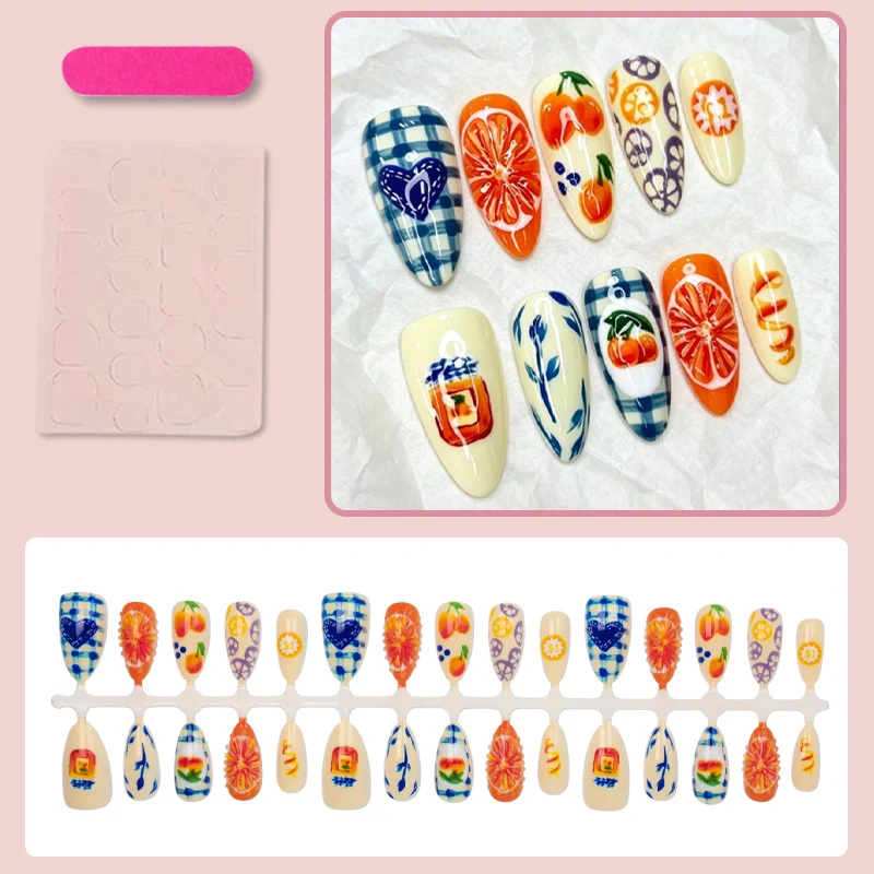 Kreative Frucht Nagelkunst Brehn