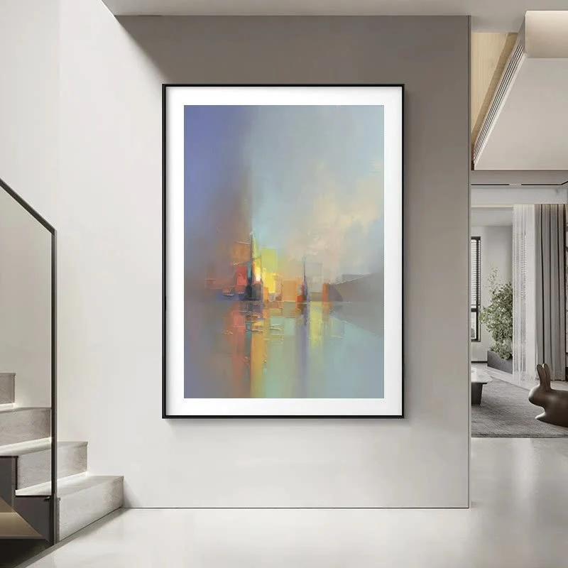 Abstrakte impressionistische Leinwand Wandkunst