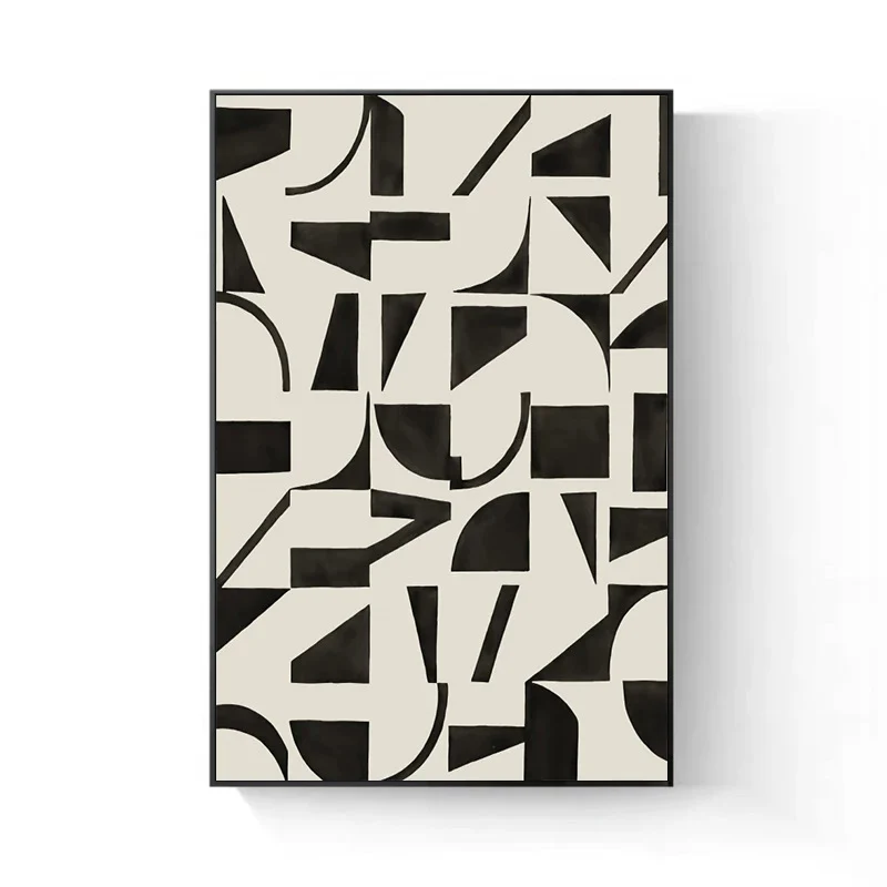 Abstrakte Geometrische Wandkunst Leinwand