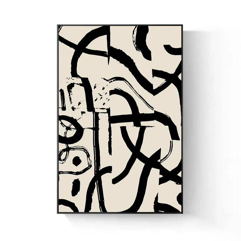 Abstrakte Geometrische Wandkunst Leinwand