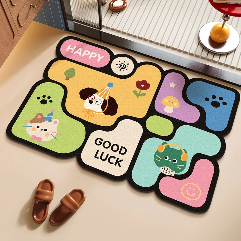 Dekorativer floraler Teppich für Innenräume