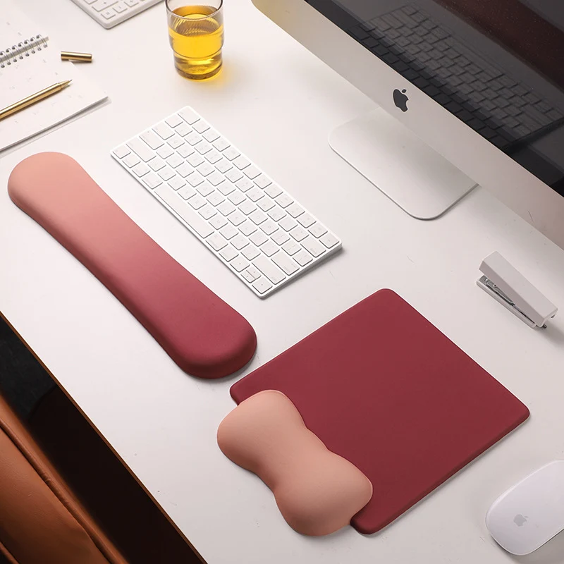 Ergonomische Memory Foam Mauspad mit Handballenunterstützung
