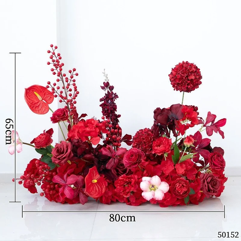 Lebensechte Blumenarrangement-Darstellung