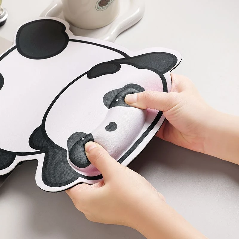 Süßes Panda-Themen Ergonomische Handgelenkstütze Mauspad