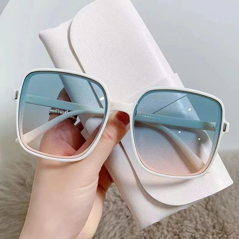 Damen quadratische Oversize-Sonnenbrille mit integriertem UV-Schutz Skanto