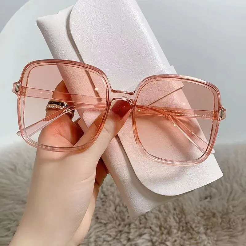 Damen quadratische Oversize-Sonnenbrille mit integriertem UV-Schutz Skanto