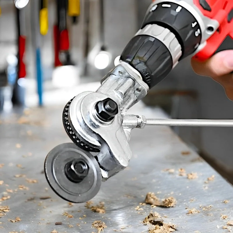 Skanto | Hochleistungs-Metallschneideadapter für Bohrmaschine
