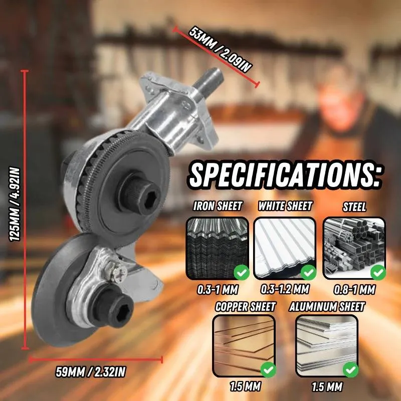 Skanto | Hochleistungs-Metallschneideadapter für Bohrmaschine