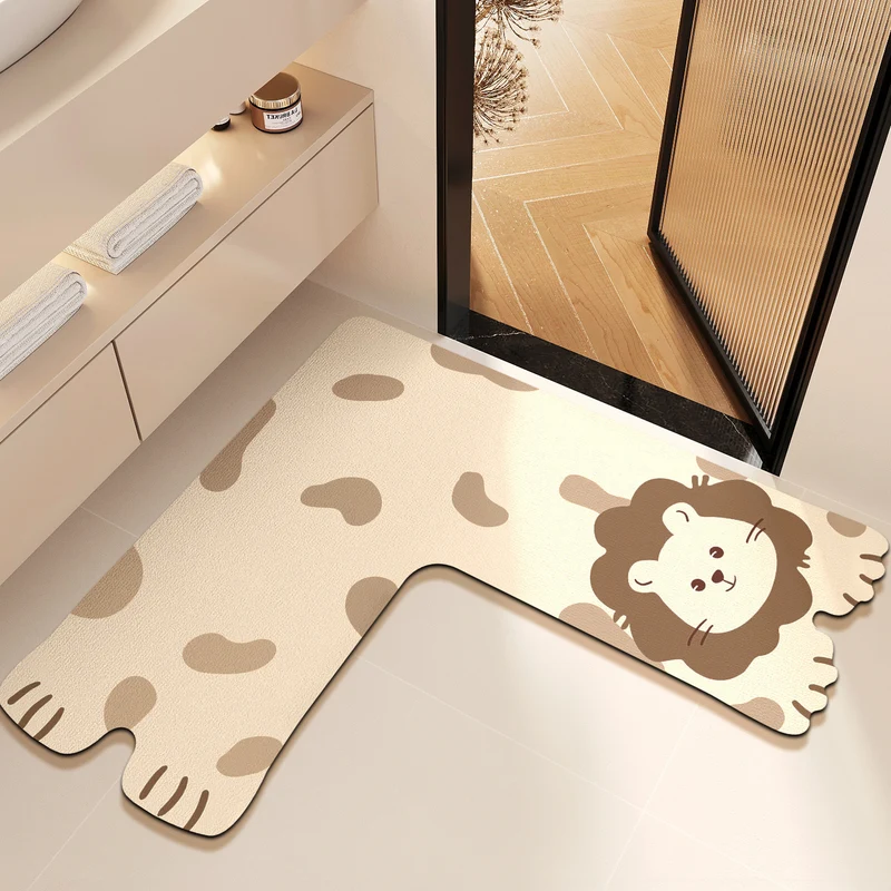 Cartoon-Themen Haustierdesign Badematte