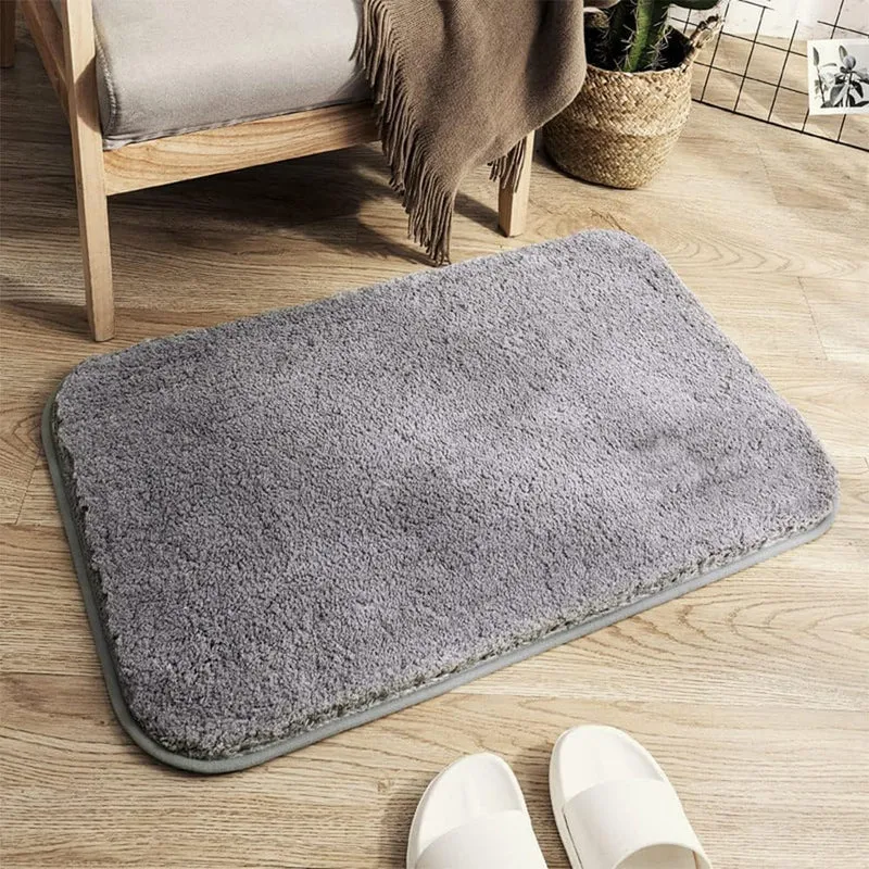 Dicke Mikrofaser-Badematte - Weich, saugfähig, rutschfest - Perfekt für Badezimmer und Schlafzimmer | Skanto