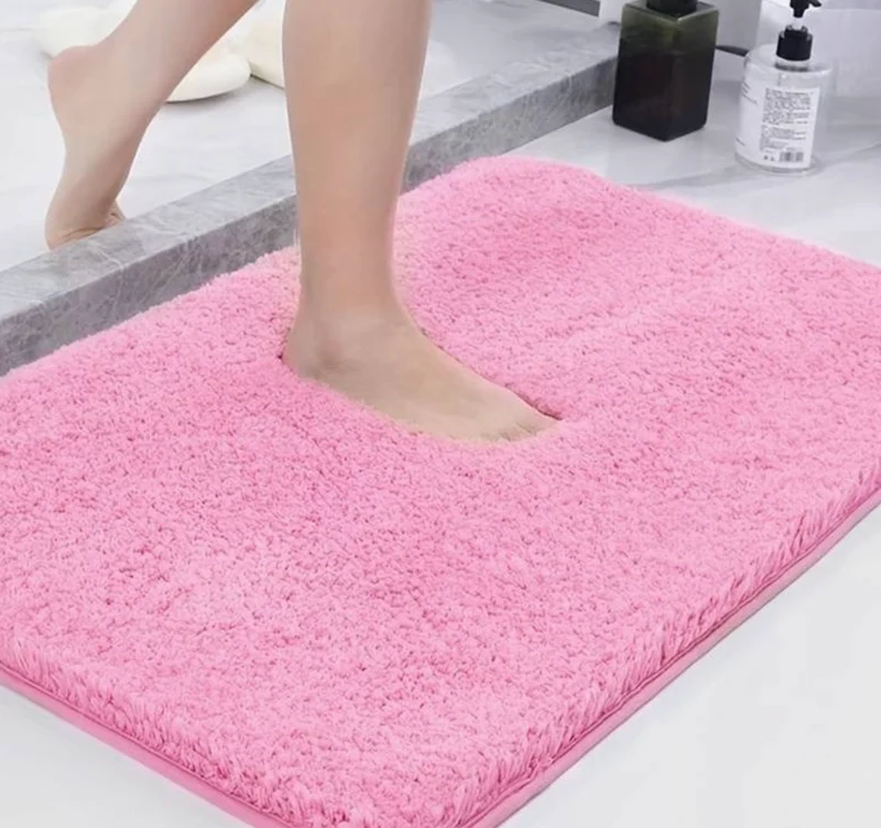 Dicke Mikrofaser-Badematte - Weich, saugfähig, rutschfest - Perfekt für Badezimmer und Schlafzimmer | Skanto
