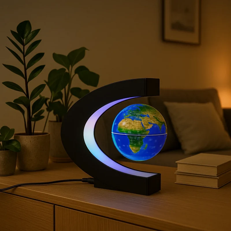 AstroGlobe LED-Weltkugel – Schwebende Globuslampe mit magnetischer Aufhängung