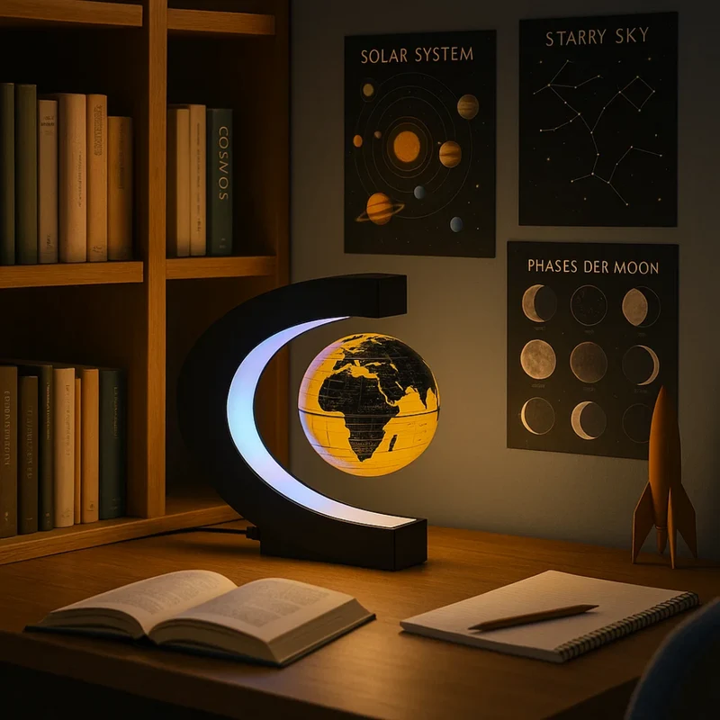 AstroGlobe LED-Weltkugel – Schwebende Globuslampe mit magnetischer Aufhängung