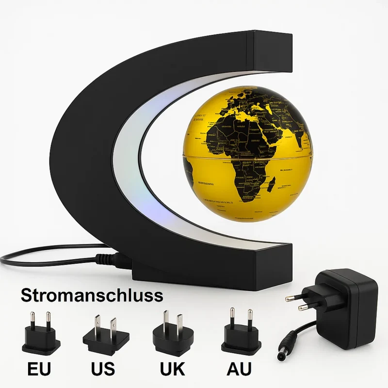 AstroGlobe LED-Weltkugel – Schwebende Globuslampe mit magnetischer Aufhängung