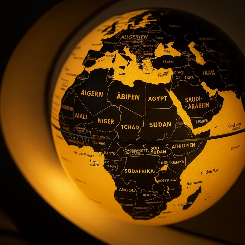 AstroGlobe LED-Weltkugel – Schwebende Globuslampe mit magnetischer Aufhängung