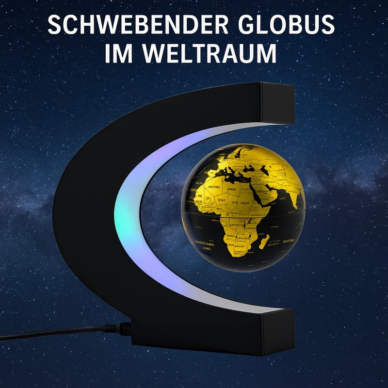 AstroGlobe LED-Weltkugel – Schwebende Globuslampe mit magnetischer Aufhängung
