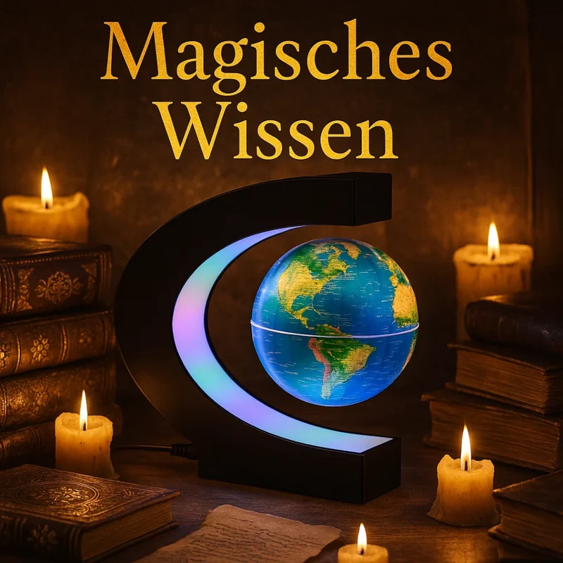 AstroGlobe LED-Weltkugel – Schwebende Globuslampe mit magnetischer Aufhängung