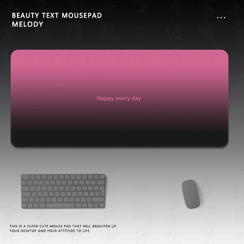 Motivationaler Text Gaming-Mauspad
