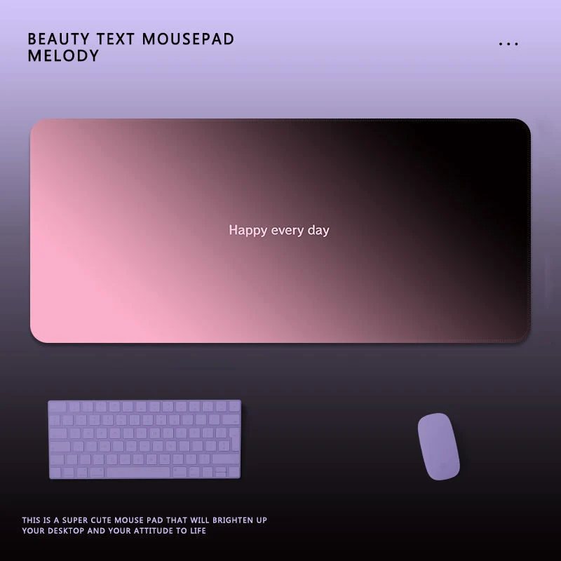 Motivationaler Text Gaming-Mauspad