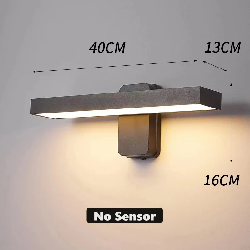 Skanto | Skanto VarioLux LED-Außenwandleuchte | Bewegungssensor & IP65 | Drehbar | 30-50 cm