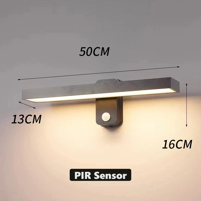 Skanto | Skanto VarioLux LED-Außenwandleuchte | Bewegungssensor & IP65 | Drehbar | 30-50 cm