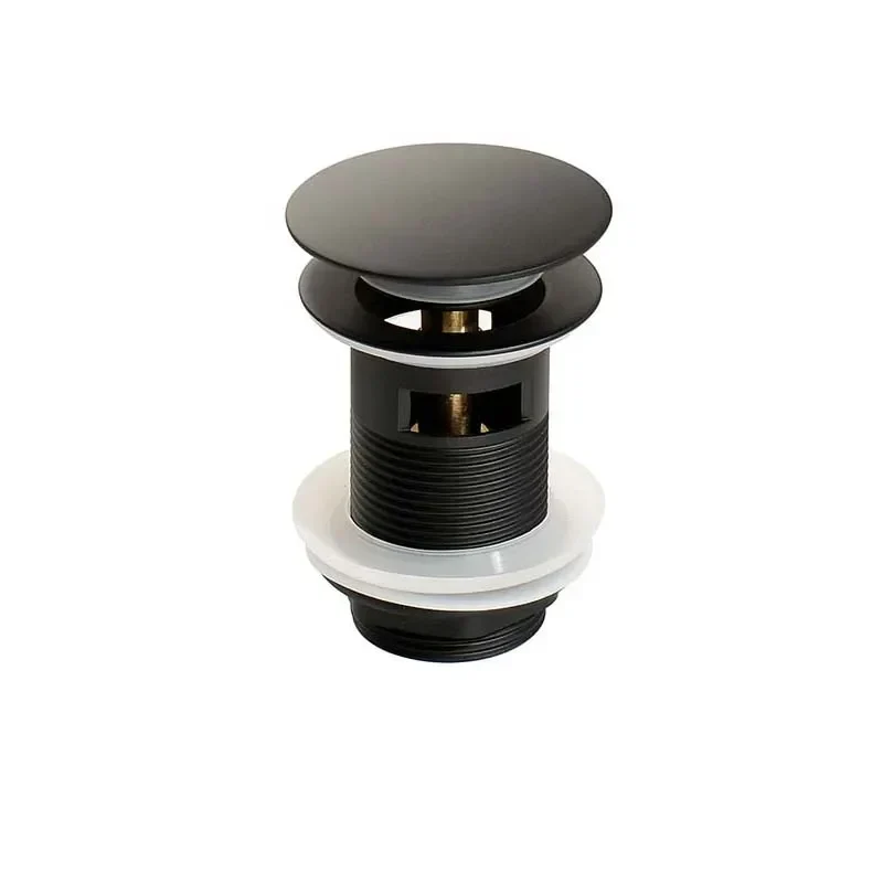 Ablaufgarnitur mit Push-Down Pop-Up – Messing | 11 Farben | Mit oder Ohne Überlauf Skanto