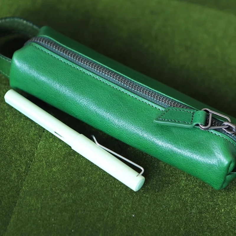 Premium Leder Reißverschluss Stiftschneider