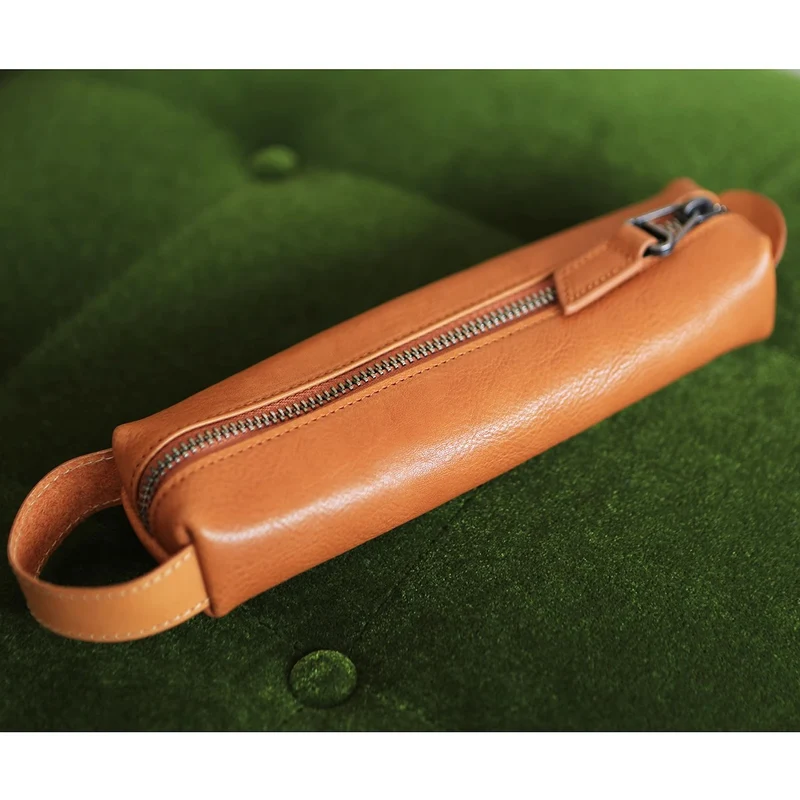 Premium Leder Reißverschluss Stiftschneider